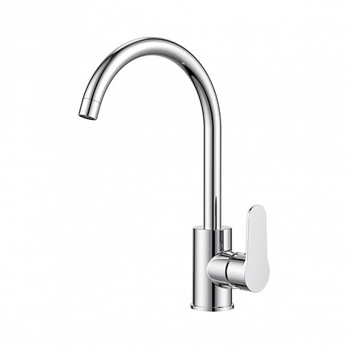 Смеситель для кухни Milardo Poli, глянцевый хром фото