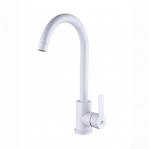 Смеситель для кухни Fashun A54001-8, белый фото