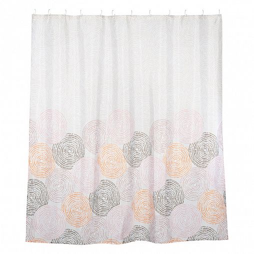 Штора для ванной Рыжий кот Шары SC-PE-53, 180 x 180 см, полиэстер фото