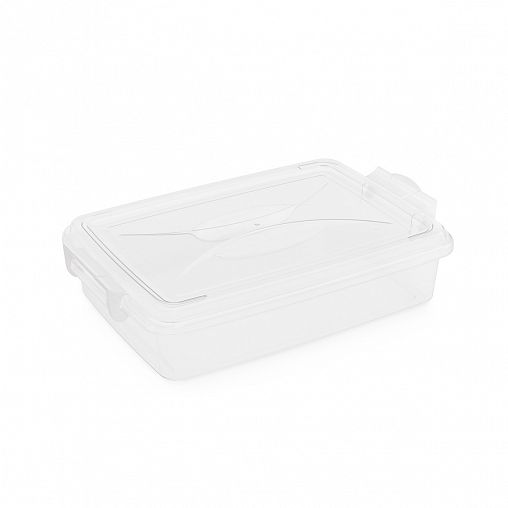 Контейнер для хранения Альтернатива, с крышкой, 35 x 23,5 x 8 см, 4,5 л, микс фото