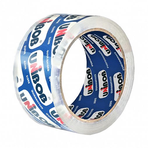 Скотч упаковочный Unibob 600, 48 мм x 66 м, кристально-прозрачный фото