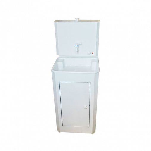 Комплект дачный Вихрь Комфорт (наливной умывальник, 16 л, мойка пластик, тумба), белый фото