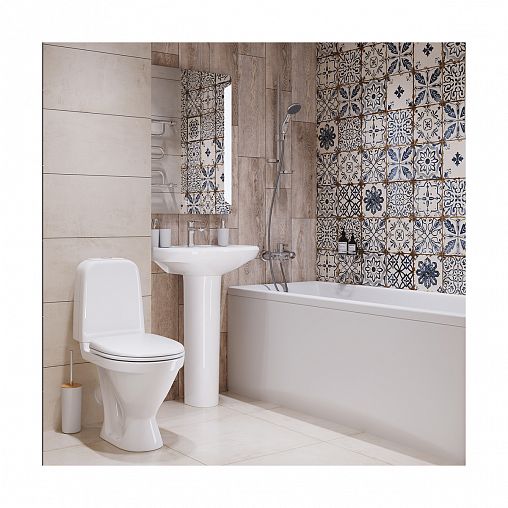 Раковина Sanita Самарская 57 ВКС, 57,5 x 44,5 x 22 см, белая фото