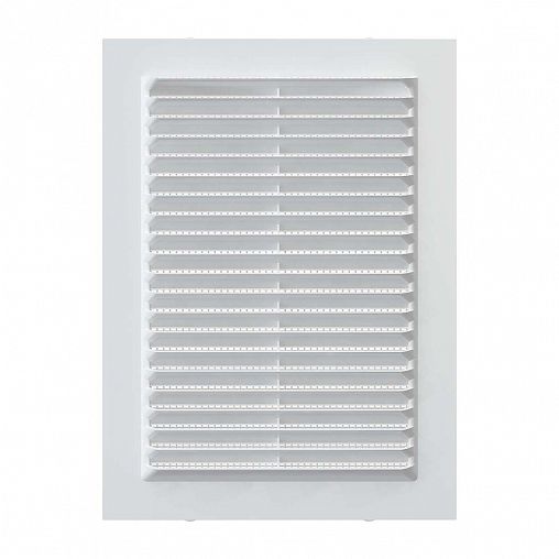 Решетка вентиляционная Era 1318С, пластиковая, с сеткой, 138 x 188 мм фото