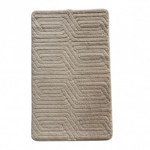 Коврик для ванной L Cadesi Capri С82753, полипропилен, 70 x 120 см, бежевый фото