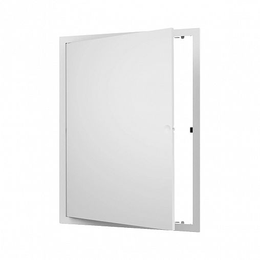 Люк-дверца ревизионная Evecs L3040N, ABS-пластик, нажимная, с фланцем 300 x 400 мм, 327 x 427 мм фото