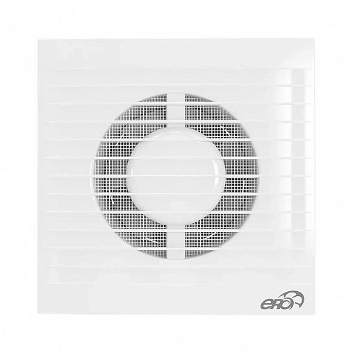 Вентилятор осевой вытяжной Era E 100 S C, с обратным клапаном, с антимоскитной сеткой, D 100, 14 Вт фото