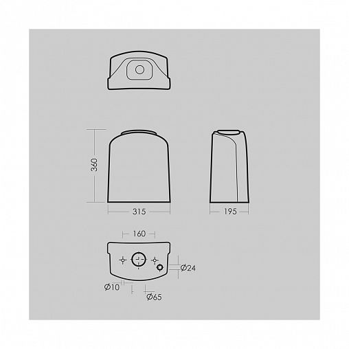Унитаз напольный ободковый Sanita Luxe Classic Comfort, сиденье дюропласт, 64 x 35 x 79 см, белый фото