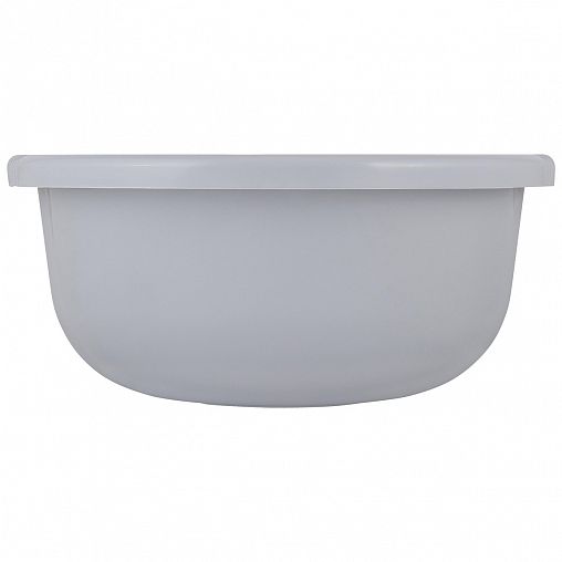 Таз Plast Team, круглый, 6,5 л, серый шторм фото