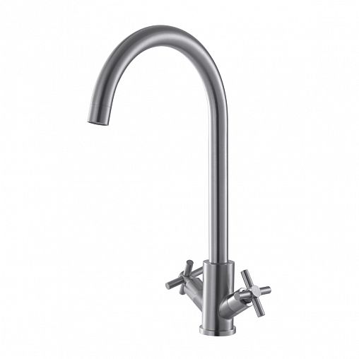 Смеситель для кухни Fashun A54028, сатин фото