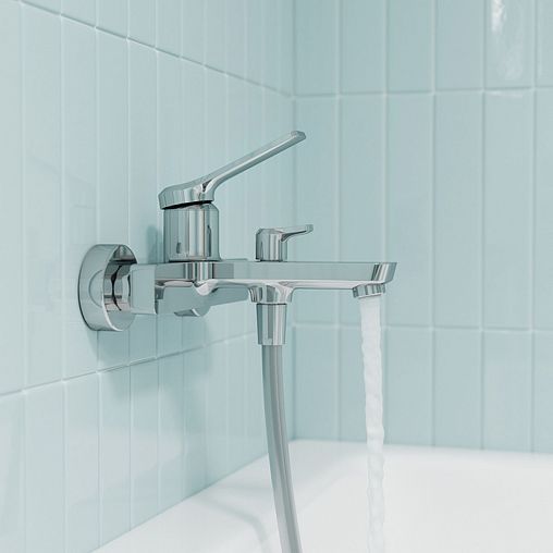 Смеситель для ванны IDDIS Parker, хром фото