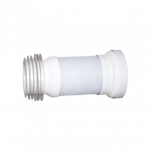 Слив для унитаза гофрированный Orio, армированный, 270 - 550 мм фото