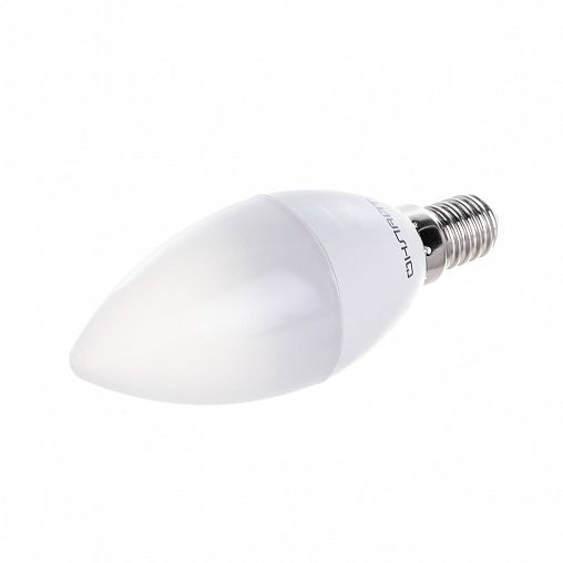 Лампа светодиодная LED Онлайт C37, свеча, 10W, 2700 K, E14, матовая, теплый свет фото Лампа светодиодная LED Онлайт C37, свеча, 10W, 2700 K, E14, матовая, теплый свет фото