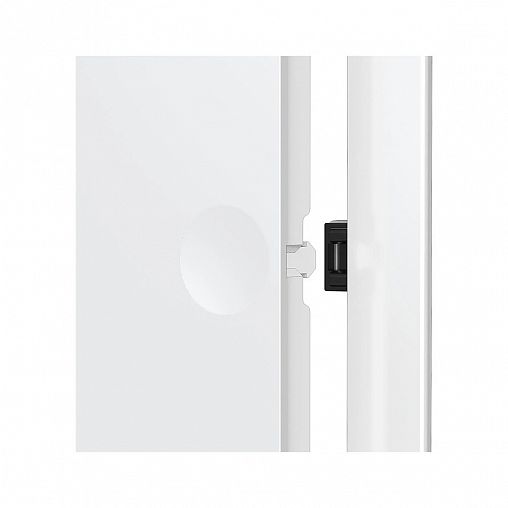 Люк-дверца ревизионная Evecs L1530N, ABS-пластик, нажимная, с фланцем 150 x 300 мм, 172 x 322 мм фото