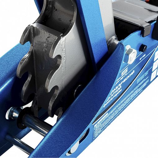 Домкрат подкатной гидравлический Stels Safety Pin, с фиксатором, 140 - 385 мм, 2,5 т фото