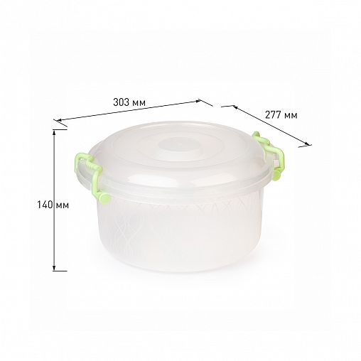 Контейнер для хранения Альтернатива, с крышкой и ручками, 5 л фото