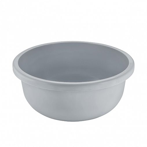 Таз Plast Team, круглый, 6,5 л, серый шторм фото