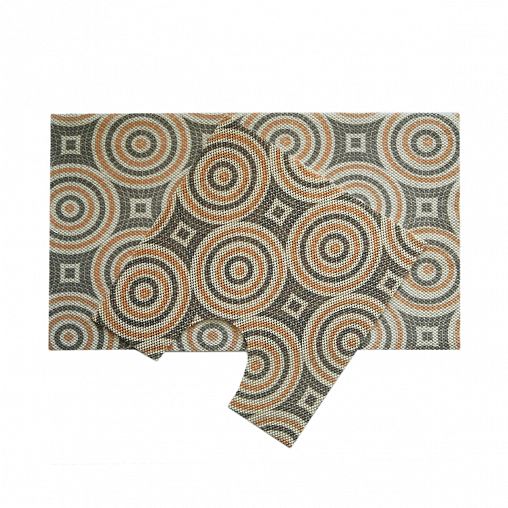 Набор ковриков для ванной и туалета Вилина V33BG, вспененный ПВХ, 50 x 52 + 50 x 85 см, 2 шт фото