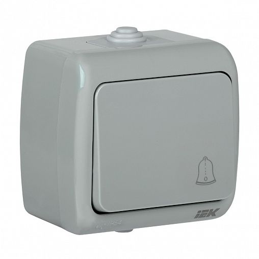 Выключатель одноклавишный накладной IEK Aquatic ВС-20-1-3-А, IP54, 10 А, белый фото