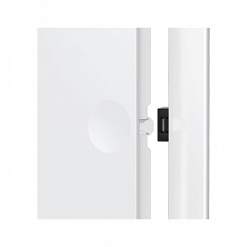 Люк-дверца ревизионная Evecs L2020N, ABS-пластик, нажимная, с фланцем 200 x 200 мм, 224 x 224 мм фото