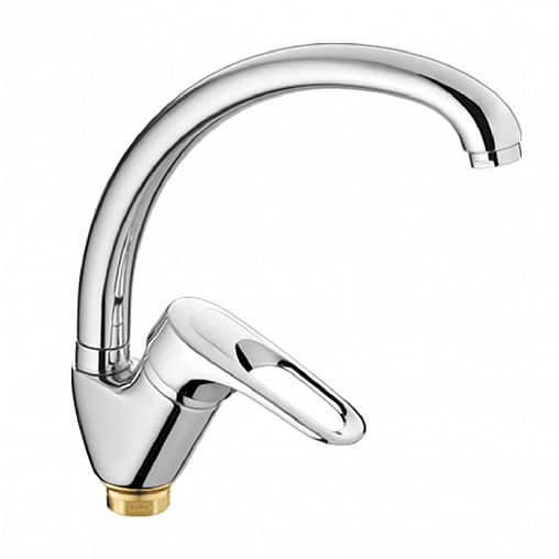 Смеситель для кухни Fashun A4104-2, хром фото