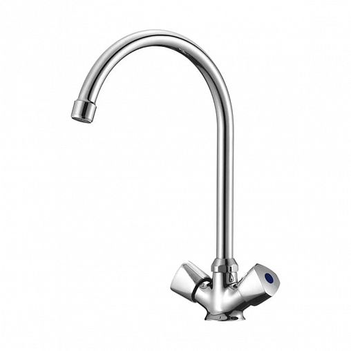 Смеситель для кухни Milardo Tring TRISB0JM05, двухвентильный, хром фото