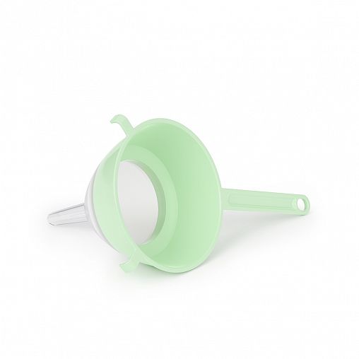 Сито-дуршлаг с воронкой Альтернатива, d 13 cм, светло-зеленое фото