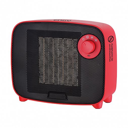 Тепловентилятор настольный Engy PTC-321, 1500 Вт, красный фото