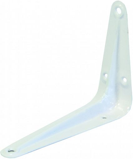 Кронштейн угловой Tech-top, 175 x 150 мм, белый фото