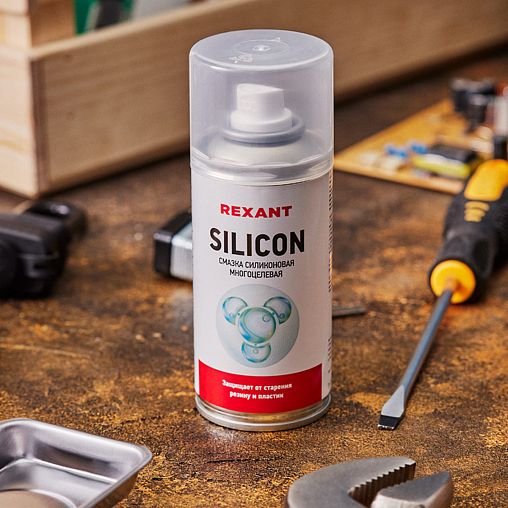 Смазка силиконовая многоцелевая Rexant, 150 мл фото