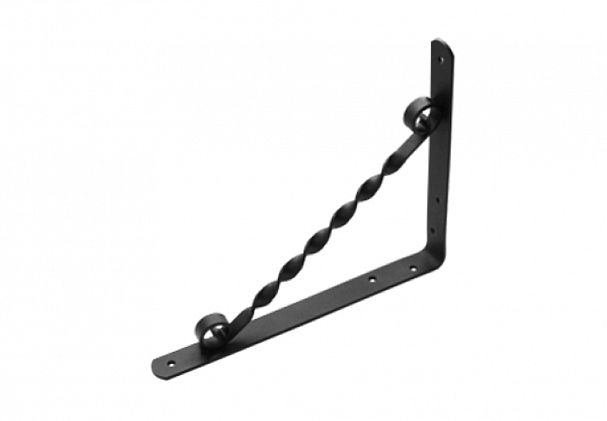 Кронштейн фигурный Домарт, 250 x 200 мм, черный фото