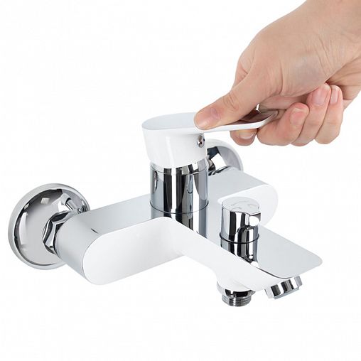 Смеситель для ванны IDDIS Cloud, хром фото