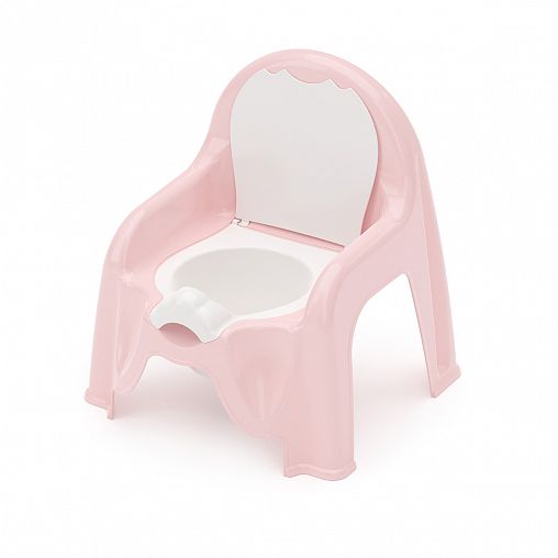 Горшок-стульчик детский Plast Land, розовый фото