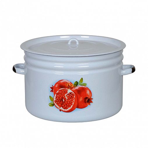 Бак эмалированный СтальЭмаль, 24 л, с декором фото