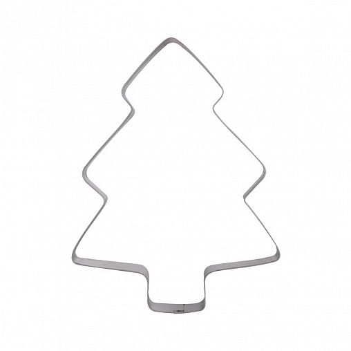 Форма кулинарная Мультидом Елка, нержавеющая сталь, 13,5 x 10,5 x 2,5 см фото