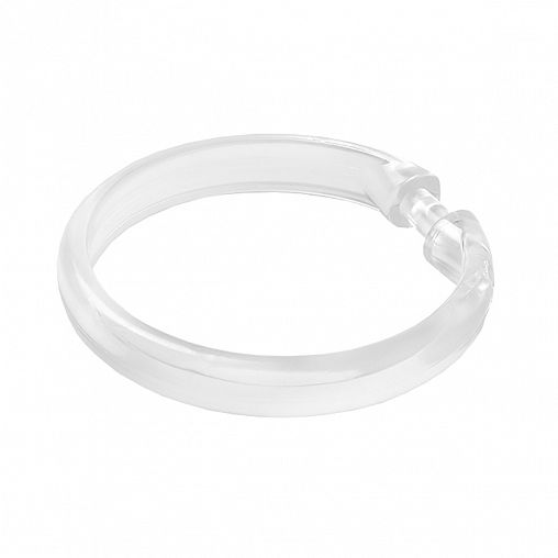 Кольца для штор в ванную Iddis, 12 шт, прозрачные фото