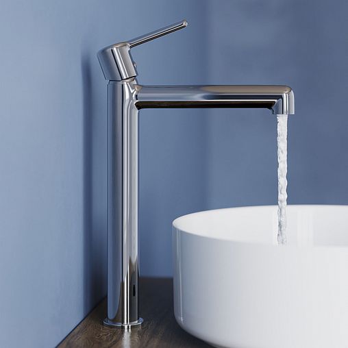 Смеситель для раковины IDDIS Aiger, хром фото