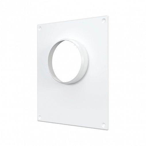 Накладка торцевая Era 130ПТМ, эмалированная сталь, с фланцем d 130 мм, 196 x 236 мм фото