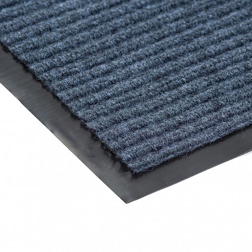 Коврик придверный SunStep Ребристый, влаговпитывающий, 100 x 200 см, серый фото