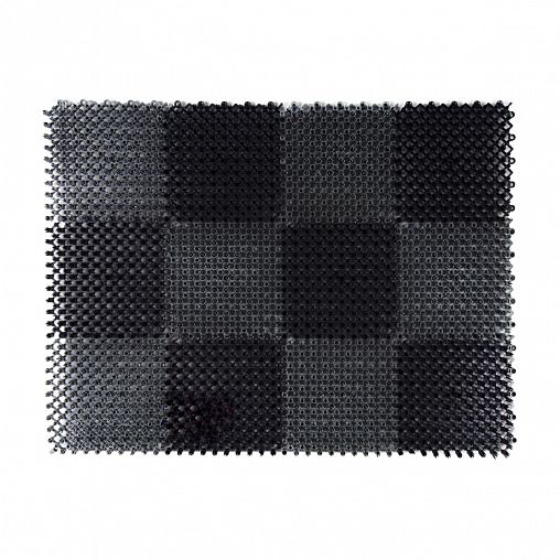 Коврик Vortex Травка, 42 x 56 см, черно-серый фото