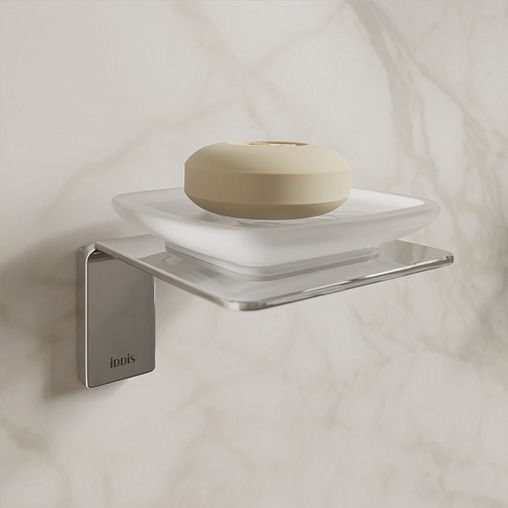 Мыльница настенная IDDIS Slide, хром фото