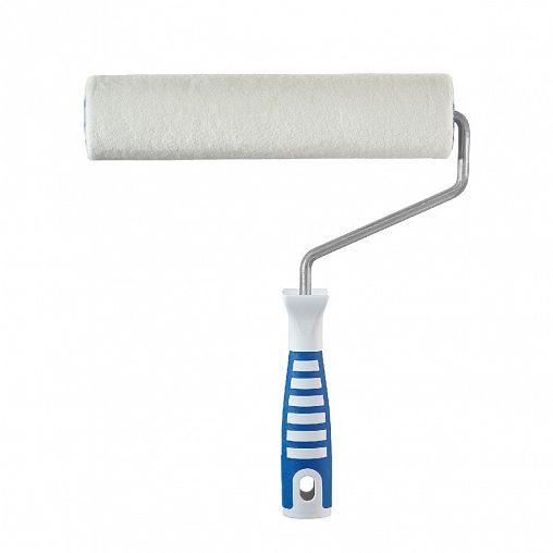 Валик велюр/шерсть для лаков Акор Профи, D60 x 180 мм, ворс 7 мм, бюгель 8 мм фото