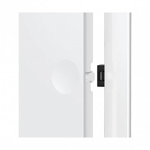 Люк-дверца ревизионная Evecs L3030N, ABS-пластик, нажимная, с фланцем 300 x 300 мм, 327 x 327 мм фото