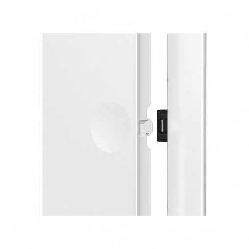 Люк-дверца ревизионная Evecs L4040N, ABS-пластик, нажимная, с фланцем 400 x 400 мм, 427 x 427 мм фото