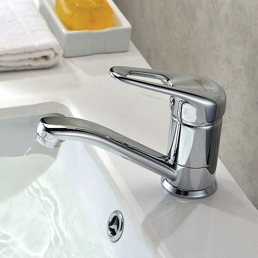 Смеситель для раковины Lemark Luna LM4107C, однорычажный, хром фото