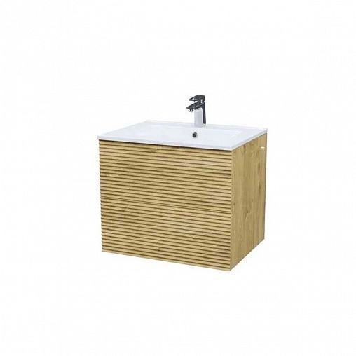 Тумба с раковиной подвесная IDDIS Bild, 45,2 x 79,9 x 50 см, светлый дуб фото Тумба с раковиной подвесная IDDIS Bild, 45,2 x 79,9 x 50 см, светлый дуб фото