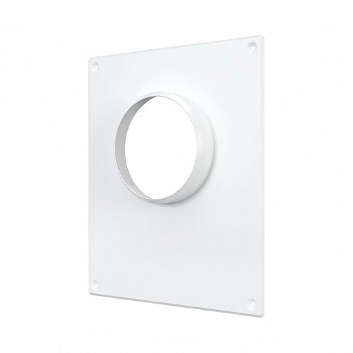 Накладка торцевая Era 130ПТМ, эмалированная сталь, с фланцем d 150 мм, 196 x 236 мм фото