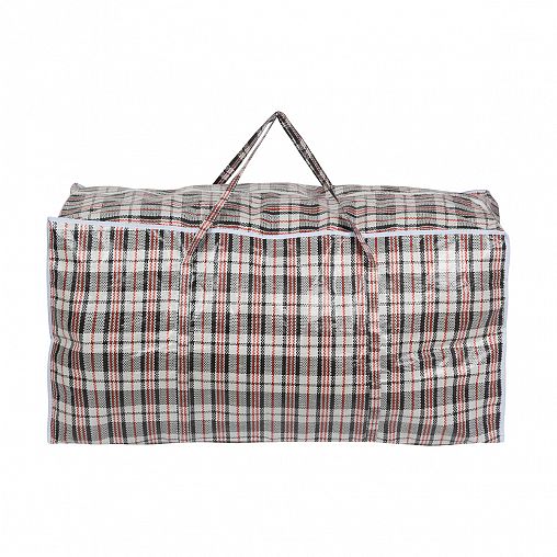 Сумка хозяйственная на молнии Рыжий кот, полипропилен, 100 x 50 x 40 см фото