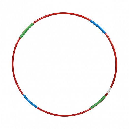 Обруч гимнастический, диаметр 900 мм, стальной, с массажными насадками, 900 г фото Обруч гимнастический, диаметр 900 мм, стальной, с массажными насадками, 900 г фото