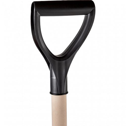 Лопата для уборки снега Cycle Богатырь Standart, с деревянным черенком, 500 x 397 мм фото